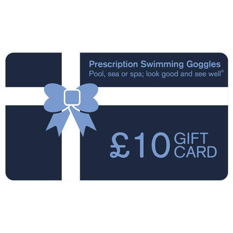 Prescription Swimming Goggles gift card