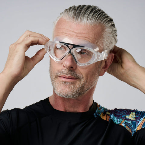 Sutton Swimwear REEF swimming mask including prescription lenses