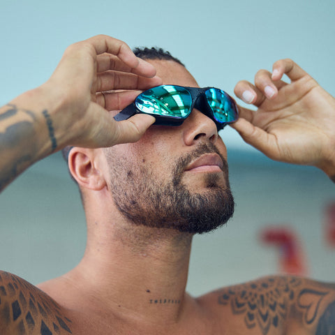 Sutton Swimwear SURF swimming goggles including prescription lenses